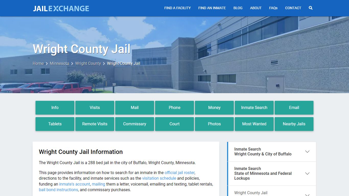 Wright County Jail, MN Inmate Search, Information